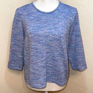 🎉HP🎉Allison Daley Petites Crew neck Colorful Shirt